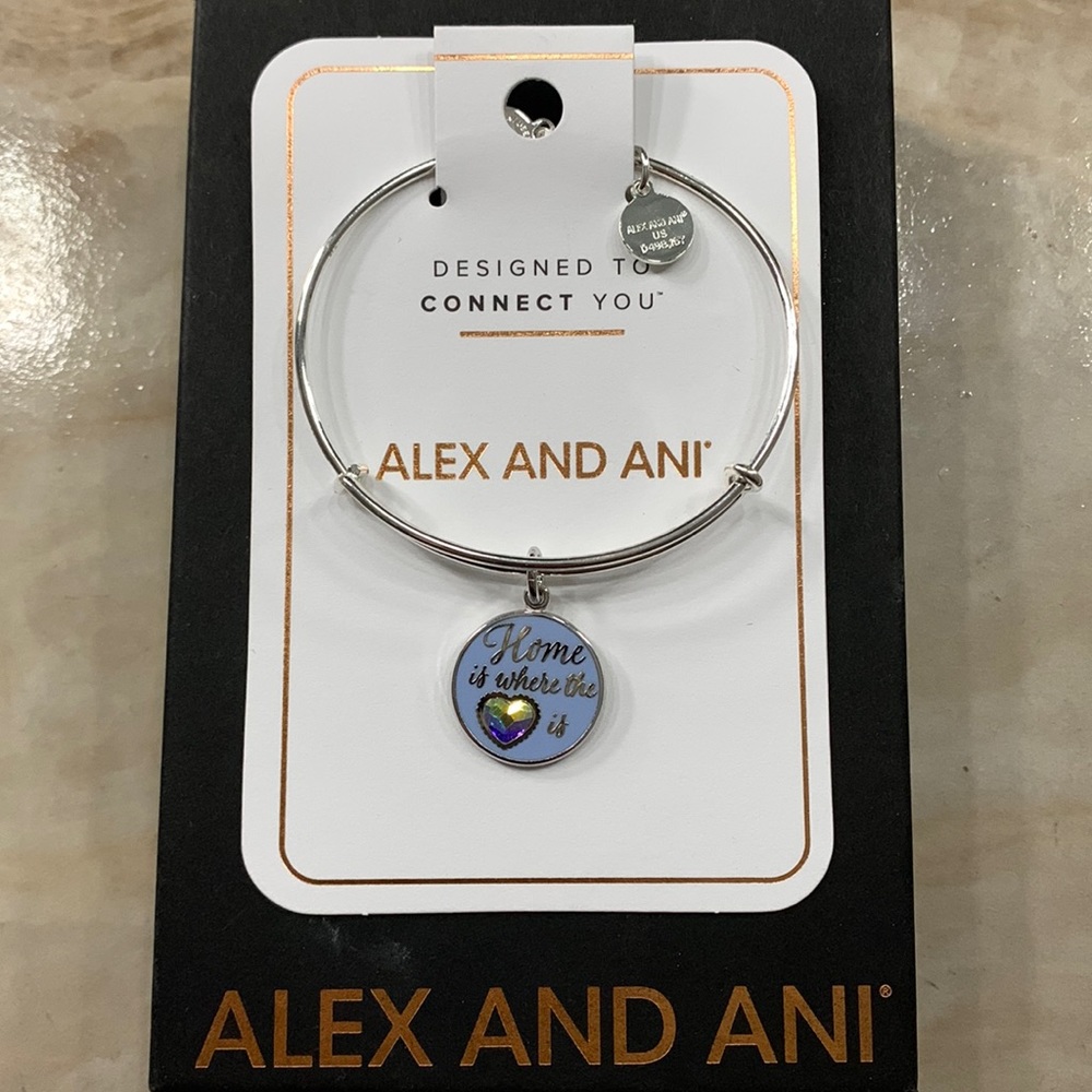 Alex and Ani “Home Is Where The Heart Is” Bracelet